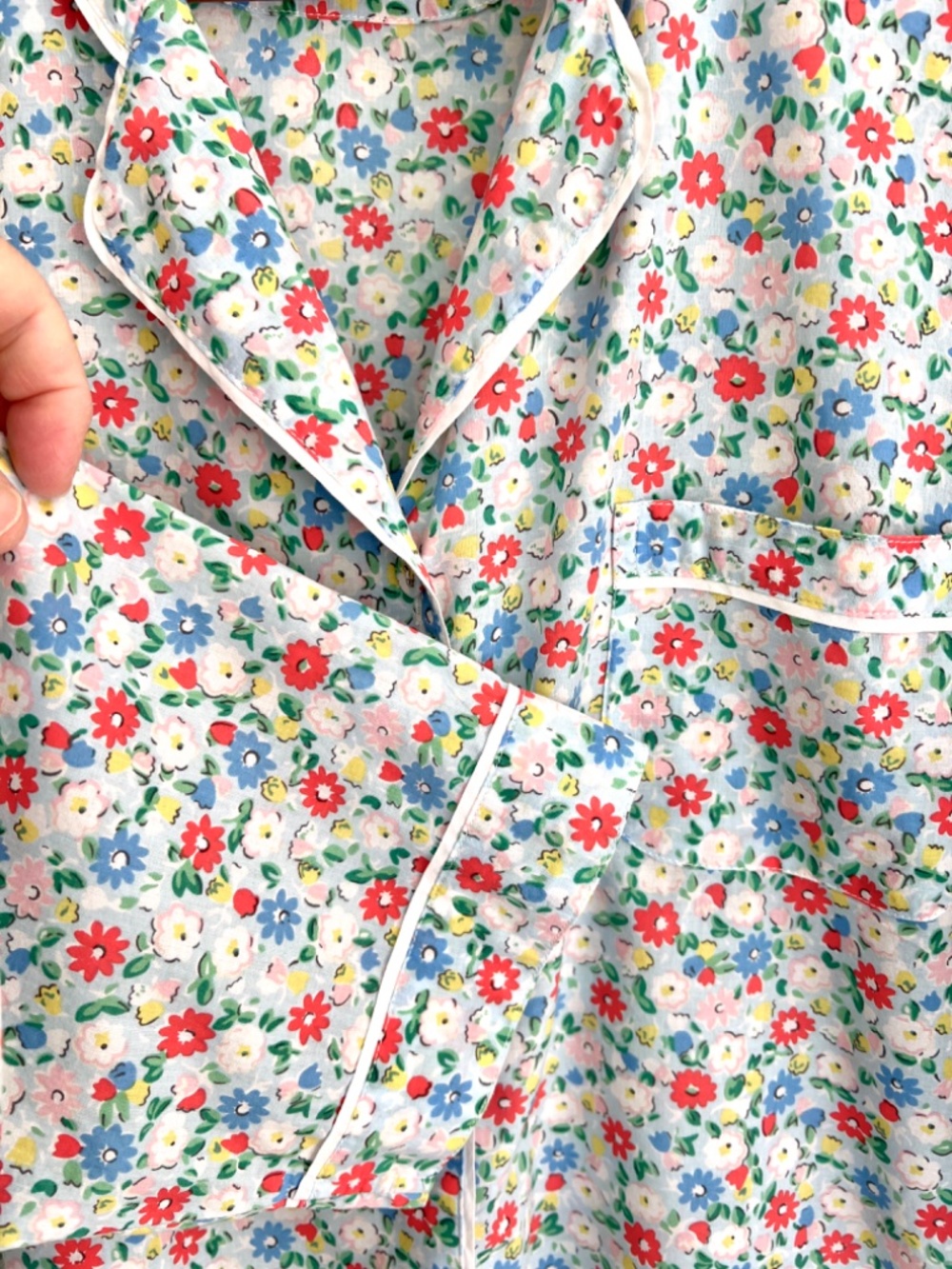 CATH KIDSTON Ditsy Floral Cotton Long Pajamas Set - L - Picture 4 of 15